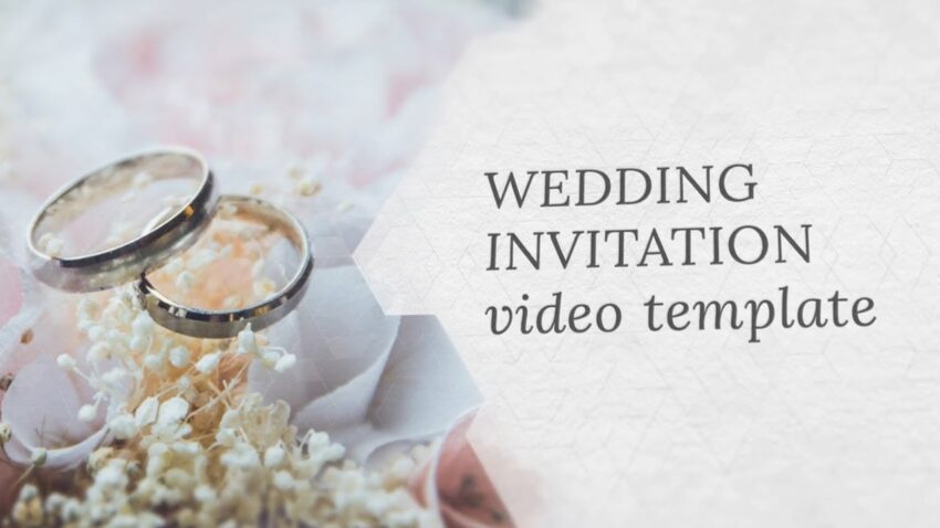 Make Wedding Invitation Video for Free