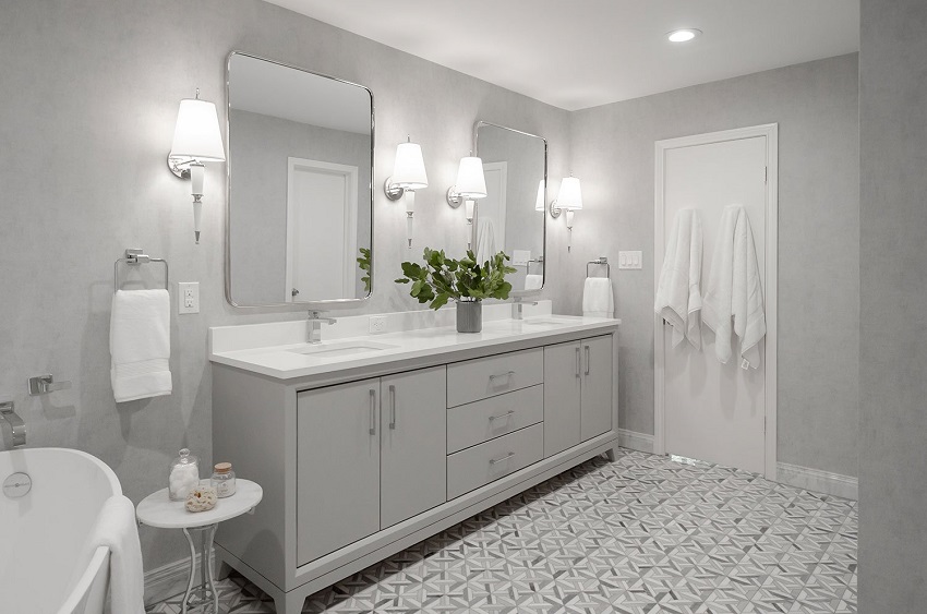 What is a Timeless Color for a Bathroom: Shades of Gray
