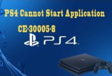 Fix CE-30005-8 Error on PS4