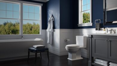 What Colors for Bathroom Wall Go With Gray Toilets