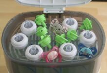How much water do you put in a Dr. Browns sterilizer?