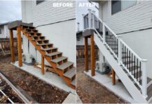 How to build a deck railing step by step