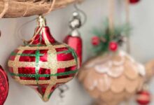 Upcycling christmas tree branches for rustic home decor diy