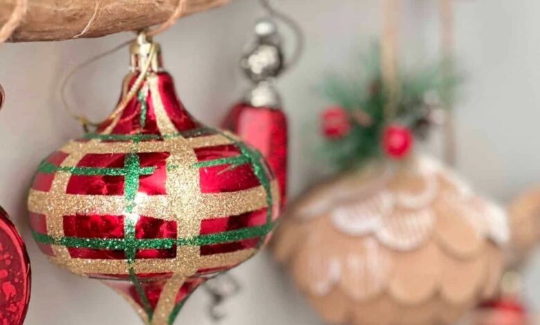 Upcycling christmas tree branches for rustic home decor diy
