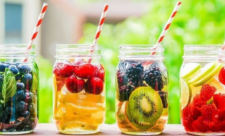 Blueberry infused water recipe