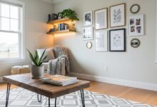Simple DIY home project installing floating shelves