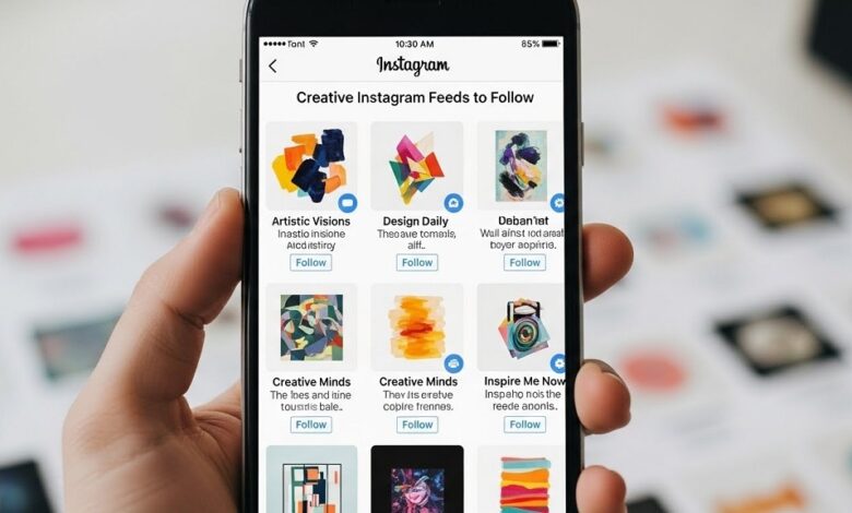 Best Instagram feeds for creative inspiration and design ideas