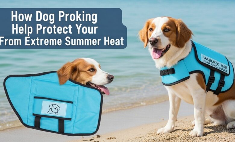 cooling vest for dogs helping prevent heat stress