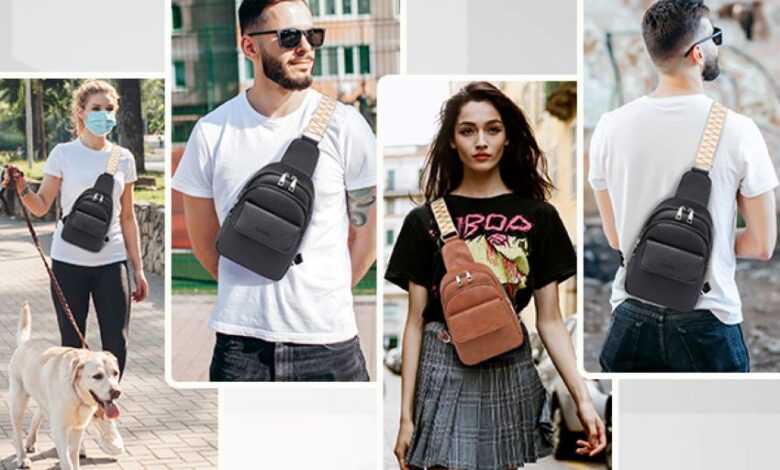 Stylish sling bag paired with casual outfit for daily commuting