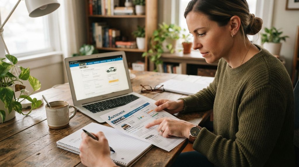 Reviewing VIN and vehicle history records before purchase