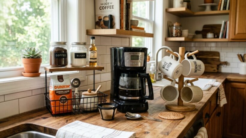 How to Build a Simple Home Coffee Station on a Budget