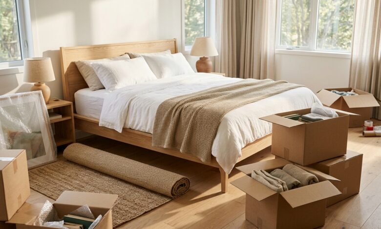Set up your new bedroom without the stress. Discover the must-have essentials to buy first for a cozy, restful first night in your new home.
